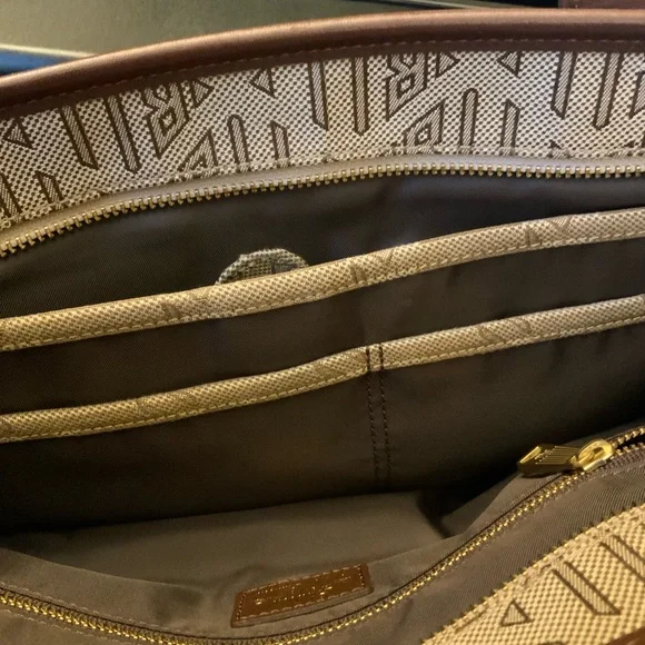 Lauren Ralph Lauren Tan and Brown Tote Bag - Picture 6 of 6